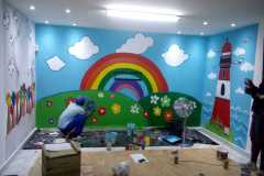 Rainbow Theme Wall Murals