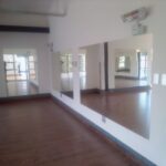 Large mirror installation