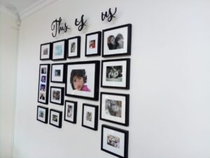 Collage wall hanging