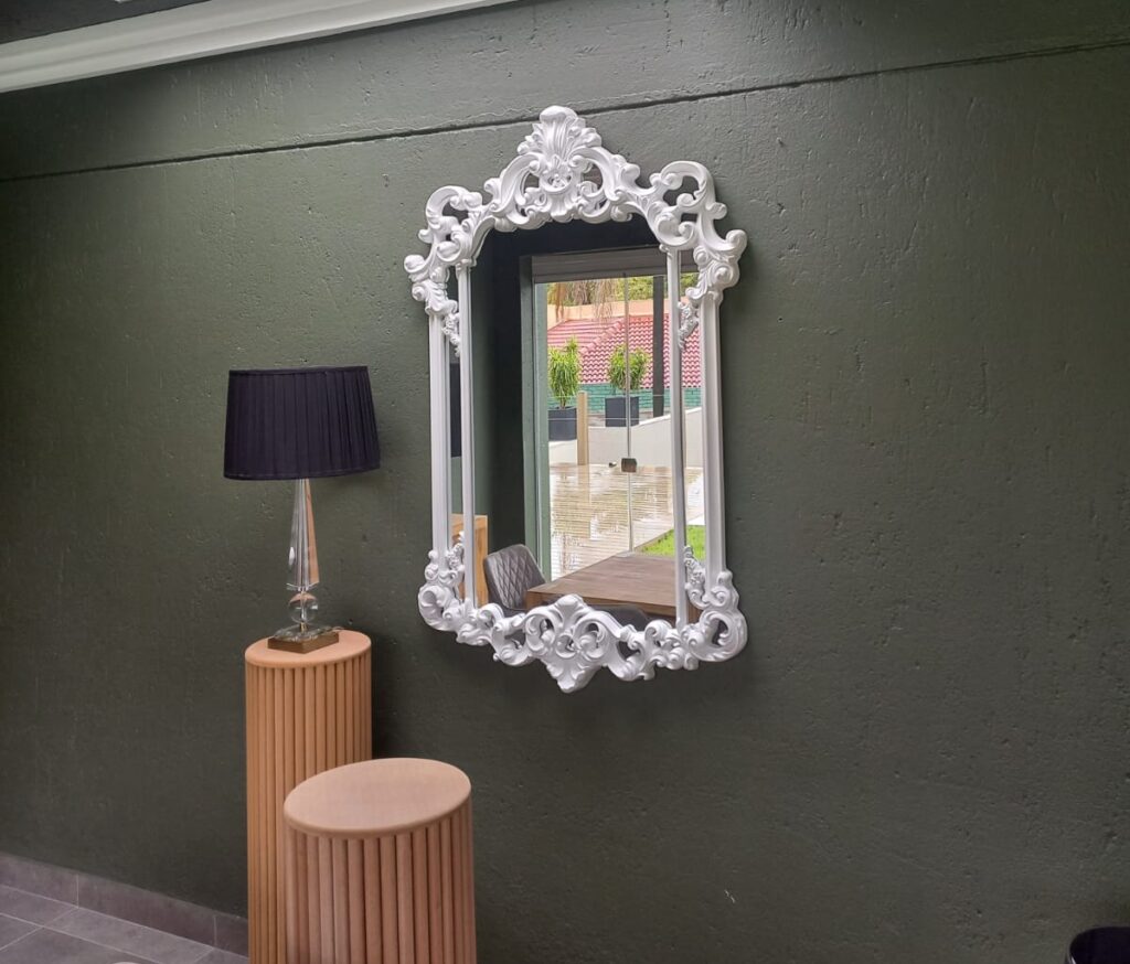 stylish decorative mirror installation Johannesburg interior